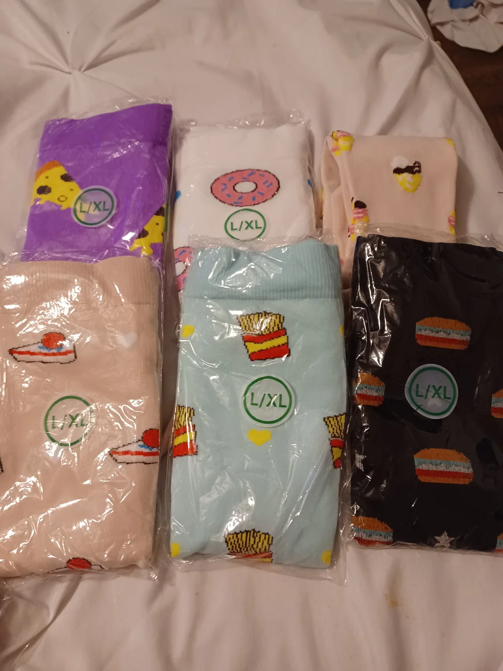 6 Pairs Women & Men Circulation-Support Knee High Socks 20-30 mmhg